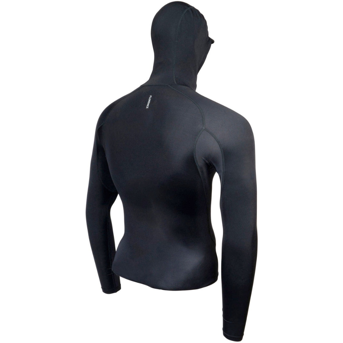 2026 Florence Marine X Da Uomo Canotta Con Cappuccio A Maniche Lunghe In Lycra FMSS00030 - Black